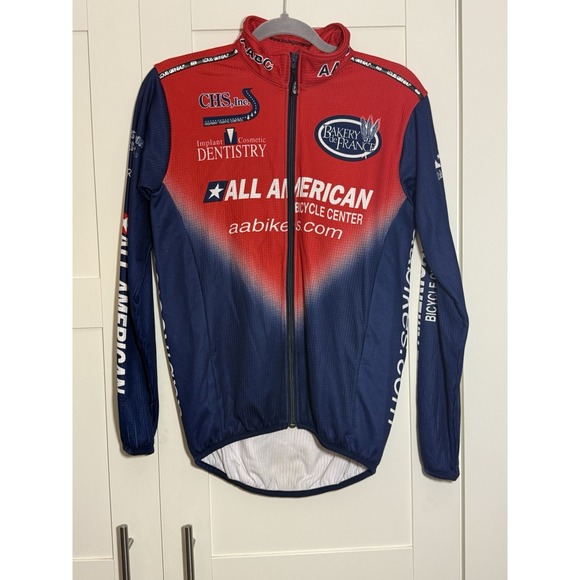 Louis Garneau Other - Vintage LOUIS GARNEAU Cycling Jersey All American Bicycle Center US pro team